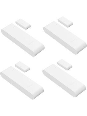 Zigbee Door Window Contact Sensors - Open/Close Monitoring, Tamper Proof, 4-Pack